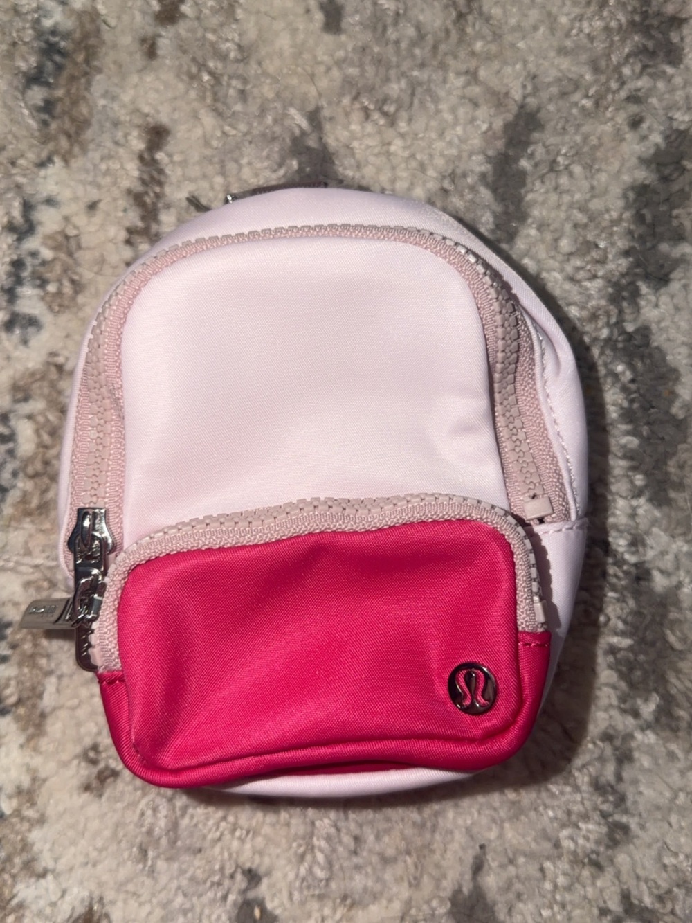 lululemon athletica Pink Two-Tone Mini Pouch